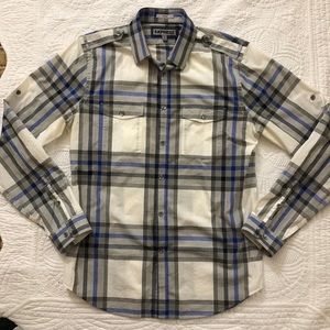 🚫SOLD🚫Express Mens button down shirt fitted medium